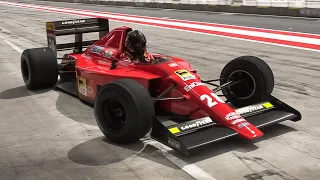 Ferrari 640 F1 (F1-89) ex-Berger: Warm Up, Fly Bys & V12 Sound at Red Bull Ring!