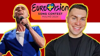 LET’S REACT TO LATVIA’S ENTRY FOR EUROVISION 2024 | DONS - HOLLOW