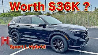 2024 HONDA CR-V SPORT L HYBRID has One Big Problem :All Specs & Test Drive