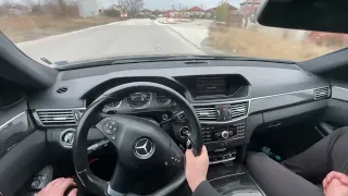 Mercedes W212 E350cdi 265hp 2012 AMG (Driving, Acceleration)