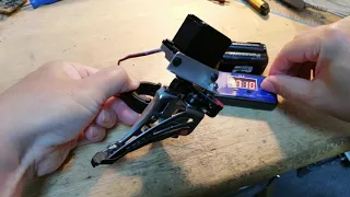 DIY electric front derailleur test