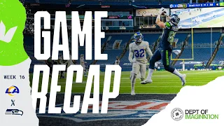 2020 Week 16: Seahawks vs Rams Recap