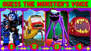 Guess The Scary Monster Voice Skibidi Thomas Toilet, Bus Eater, CatNap, Train Eater Coffin Dance