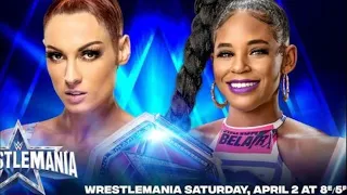 Becky Lynch vs Bianca Belair |Wwe 2k22 |Wrestlemania 38|gameplay