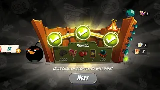 Angry Birds 2: Daily challenge | Fails & Walkthrough