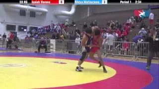 GR 59 KG - R32 - Isaiah Varona (NYAC) vs. Rikiya Matsuzawa (JPN)