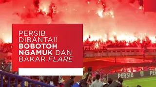 Persib Dibantai! Bobotoh Ngamuk, Bakar Flare dan Masuk Lapangan Stadion GBLA