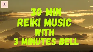 POWERFUL 30 Min Reiki Music with bells - 3 Minutes Tibetan Bells