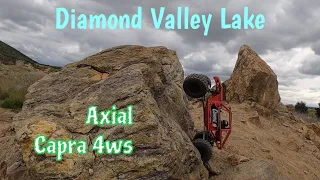 Axial Capra 4ws first day at Diamond Valley lake part two