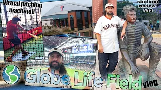 GLOBE LIFE FIELD Stadium Review - Amazing Experience!! - The BASEBALL Warehouse!! Arlington, TX VLOG