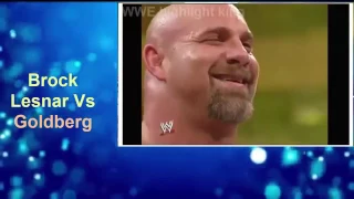 Goldberg destroys Brock brock lesnar vs goldberg full match wrestlemania 20