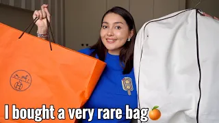 THE RARE HERMES BAG UNBOXING | HUGE HERMES TRY-ON HAUL 2024