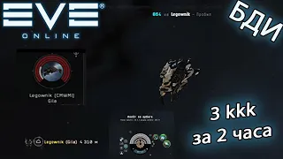 EvE online | 2 килла, 3 kkk , за пару часиков, всегда бы так