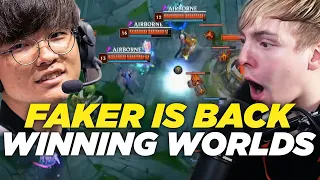 LS | FAKER IS GOING TO WIN WORLDS! | T1 vs HLE Quarterfinals