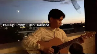 런던 집 발코니에서 Falling Slowly - Glen Hansard 부르기 [SUNGJOON Cover]