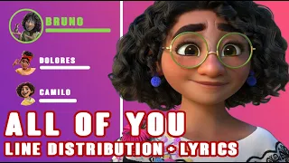 All Of You (From "Encanto) [Line Distribution + Lyrics Karaoke]