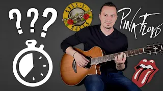 Guess 25 Songs By Famous BALLAD Guitar RIFFS