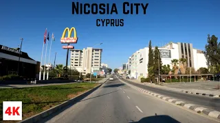 DRIVING in NICOSIA CITY *Lefkosia* in CYPRUS in 4K (60fps)