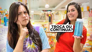 DESAFIO TROCA OU CONTINUA DE SLIME!