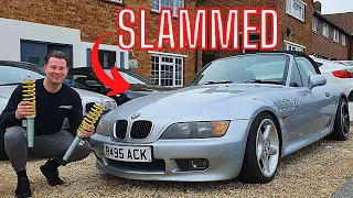 I INSTALLED COILOVERS TO MY BMW Z3 - HOW LOW CAN SHE GO