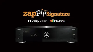 Zappiti Signature Media Player: Dolby Vision and HDR10+