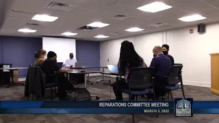 Reparations Committee Meeting 3-3-2022