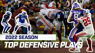 BEST Defensive Plays from the 2022 Season | New York Giants