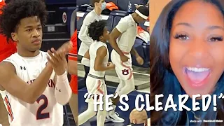 Te’a Cooper REACTS To Her Brother Sharife Cooper Being CLEARED To Play For Auburn..