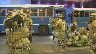 National Guard members arrive in Bellevue