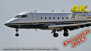 Bombardier Canadair Challenger 604 (G-XONE) Private Jet!