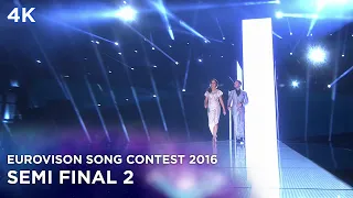 Eurovision Song Contest 2016 - Semi Final 2 - Full Show - 4K50 Best Quality