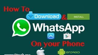 How to Download and Install WhatsApp