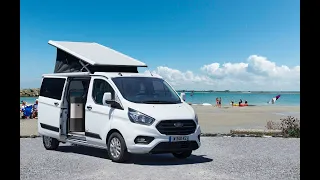 Possibly my favourite Ford Transit Custom camper van. The Westfalia Kelsey