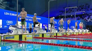 100m Freestyle Men - Final - Euro Swimming Championship 2021