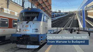 TRIP REPORT | Onboard Polands Old Sleeping Car From Warsaw to Budapest + Police woke me up
