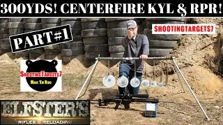 300 YARDS with the SHOOTINGTARGETS7 CENTERFIRE KYL & 6.5 CREEDMOOR RUGER PRECISION RIFLE! PART1!