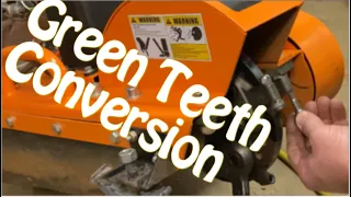 Cara : Konversi Green Teeth seri 500 pada Power King Stump Grinder