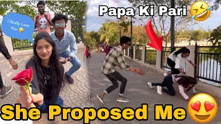 She Proposed Me in Public Place 😍And Papa Ki Pari Gir Gayi 🤣 || Daily Vlog