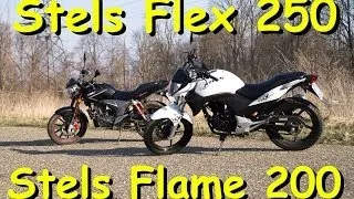 Обзор и тест-драйв китайских мотоциклов Stels Flex 250 и Stels Flame 200 [Moto Life]