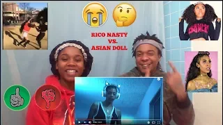 RICO NASTY FIGHTS ASIAN DOLL (RECEIPTS) & "SMACK A BITCH" (OFFICIAL MUSIC VIDEO) REACTIONS