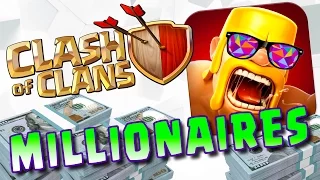 HOW TO BE A MILLIONAIRE PLAYING CLASH OF CLANS!!!