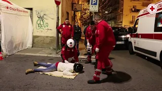 Simulazione di primo soccorso - Croce Rossa Italiana Comitato di Crotone