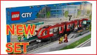 LEGO CITY DOWNTOWN STREETCAR NEW FOR SUMMER 2024.