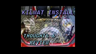 KILMAT SOUND DEADENING INSTALL | THOUGHTS & REVIEW | 2008 SUBARU FORESTER XT STI SWAPPED 6 SPEED