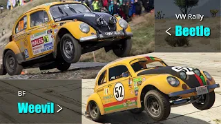 GTA V Rally Cars vs Real life Rally Cars