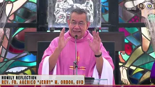 𝗧𝗮𝗹𝗸 𝗟𝗘𝗦𝗦, 𝗟𝗶𝘀𝘁𝗲𝗻 𝗠𝗢𝗥𝗘 | Homily 10 March 2024 with Fr. Jerry Orbos, SVD on Laetare Sunday