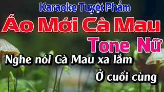 Áo Mới Cà Mau Karaoke Tone Nữ ( D#m ) Karaoke Tuyệt Phẩm -  Beat Chuẩn