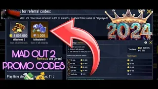 Mad Out 2 PROMO CODES  GIVEAWAYS    2024 PROMO CODES