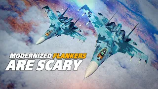 F-16C Viper Vs 2x Su-27 Flankers | SEAD | Intercept | Digital Combat Simulator | DCS |