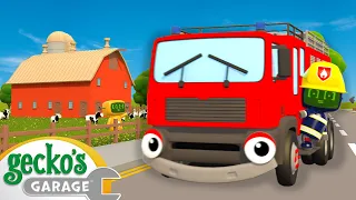 Fiona The Fire Truck Song | Gecko's Garage Songs｜Kids Songs｜Trucks for Kids